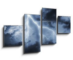 Obraz 4D tydln - 100 x 60 cm F_IS16831517 - Lightning - Blesk