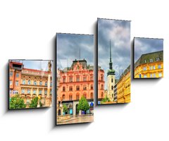 Obraz 4D tydln - 100 x 60 cm F_IS171660026 - Freedom Square, the main square of Brno in Czech Republic