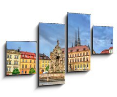 Obraz 4D tydln - 100 x 60 cm F_IS171778400 - Parnas Fountain on Zerny trh square in the old town of Brno, Czech Republic