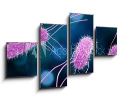 Obraz 4D tydln - 100 x 60 cm F_IS176894218 - 3D illustration of Salmonella Bacteria. Medicine concept.