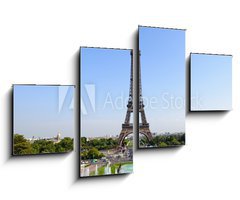 Obraz 4D tydln - 100 x 60 cm F_IS17875794 - Eiffel tower - Eiffelova v