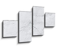 Obraz 4D tydln - 100 x 60 cm F_IS179541898 - header panorama white textured concrete