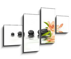 Obraz 4D tydln - 100 x 60 cm F_IS20744529 - Stone et Zen