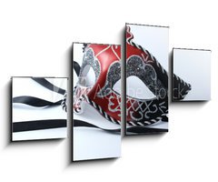 Obraz 4D tydln - 100 x 60 cm F_IS2090419 - venetian mask - bentsk maska