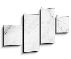 Obraz 4D tydln - 100 x 60 cm F_IS210626304 - panoramic white background from marble stone texture for design