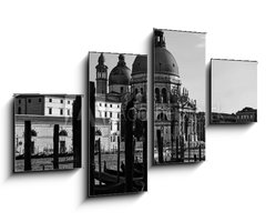 Obraz   Gondolas and Santa Maria della Salute church in Venice, 100 x 60 cm