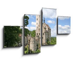 Obraz   Germany: Burg Lichtenstein, a fairy tale castle, 100 x 60 cm