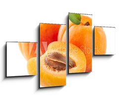 Obraz 4D tydln - 100 x 60 cm F_IS228967502 - Fresh apricot fruit in closeup