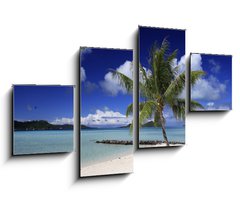 Obraz 4D tydln - 100 x 60 cm F_IS23054977 - lagon et motu de Bora