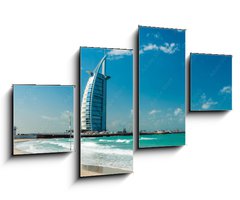 Obraz 4D tydln - 100 x 60 cm F_IS243967572 - Burj Al Arab Hotel in Dubai, United Arab Emirates