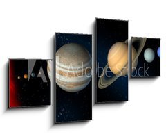 Obraz 4D tydln - 100 x 60 cm F_IS2513860 - solar system