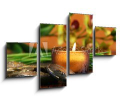 Obraz   amber candle, 100 x 60 cm