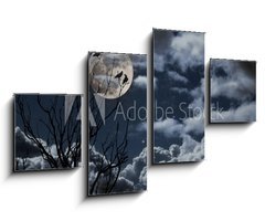 Obraz 4D tydln - 100 x 60 cm F_IS26290329 - Full moon