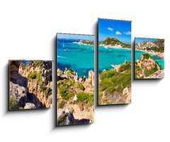 Obraz 4D tydln - 100 x 60 cm F_IS26367354 - Exciting view of Spargi Island - Sardinia