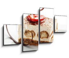 Obraz 4D tydln - 100 x 60 cm F_IS26631385 - Tiramisu Dessert - Tiramisu Dezert
