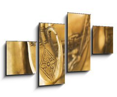 Obraz 4D tydln - 100 x 60 cm F_IS26799446 - Hand of the golden Buddha 02