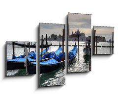 Obraz 4D tydln - 100 x 60 cm F_IS26919212 - Gondolas in Venice