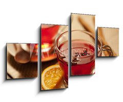 Obraz 4D tydln - 100 x 60 cm F_IS28090479 - toddy or mulled wine - vno nebo svaen vno