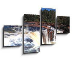 Obraz 4D tydln - 100 x 60 cm F_IS28916872 - waterfall Tadtone in climate forest of Thailand