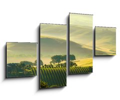 Obraz 4D tydln - 100 x 60 cm F_IS29255589 - Toskana Huegel  - Tuscany hills 38