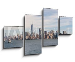 Obraz 4D tydln - 100 x 60 cm F_IS298206863 - South Manhattan from a Hudson river ferry