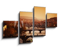 Obraz 4D tydln - 100 x 60 cm F_IS30150697 - charles bridge