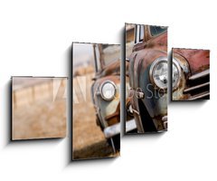 Obraz 4D tydln - 100 x 60 cm F_IS3117112 - abandoned cars