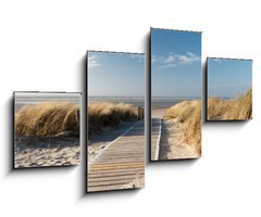 Obraz 4D tydln - 100 x 60 cm F_IS31531037 - Nordsee Strand auf Langeoog