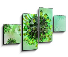 Obraz 4D tydln - 100 x 60 cm F_IS318368939 - Coronavirus 2019