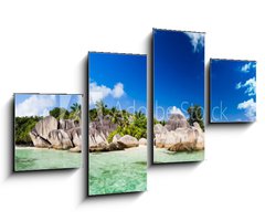 Obraz 4D tydln - 100 x 60 cm F_IS32227704 - Anse Source d`Argent, la Digue, Seychelles