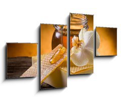 Obraz   natural homemade honey soap, 100 x 60 cm