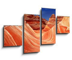 Obraz 4D tydln - 100 x 60 cm F_IS32980879 - The Waves Canyon