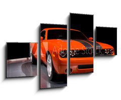 Obraz 4D tydln - 100 x 60 cm F_IS342449 - orange power