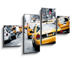 Obraz 4D tydln - 100 x 60 cm F_IS34843570 - New York taxi