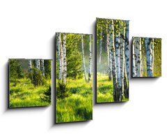 Obraz 4D tydln - 100 x 60 cm F_IS353870391 - Spring green foliage
