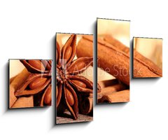 Obraz 4D tydln - 100 x 60 cm F_IS36393368 - Sternanis und Zimtstangen