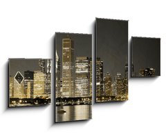 Obraz   Vintage Design: Chicago, 100 x 60 cm