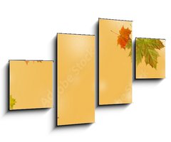 Obraz 4D tydln - 100 x 60 cm F_IS370583314 - autumn maple leaf
