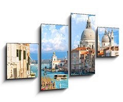 Obraz 4D tydln - 100 x 60 cm F_IS37097506 - Venice, view of grand canal and basilica of santa maria della sa