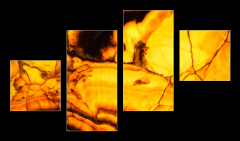 Obraz 4D tydln - 100 x 60 cm F_IS371525447 - Backlit translucent alabaster. Abstract natural stone texture