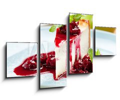 Obraz 4D tydln - 100 x 60 cm F_IS38999184 - Dessert - Cheesecake