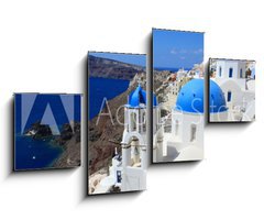 Obraz   Santorin  Oia panorama, 100 x 60 cm