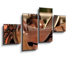 Obraz 4D tydln - 100 x 60 cm F_IS400196 - saddle gear