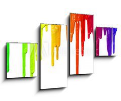 Obraz 4D tydln - 100 x 60 cm F_IS40625505 - Paint dripping