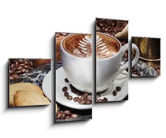 Obraz 4D tydln - 100 x 60 cm F_IS40759781 - Kaffee