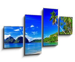 Obraz   panoramic beautiful beach scenery  El nido,palawan, 100 x 60 cm