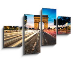 Obraz 4D tydln - 100 x 60 cm F_IS41615777 - Arc de Triomphe Paris France