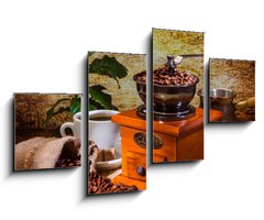 Obraz   grinder and other accessories for the coffee, 100 x 60 cm