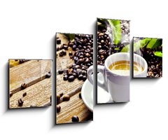 Obraz 4D tydln - 100 x 60 cm F_IS41884118 - hot cup of coffee