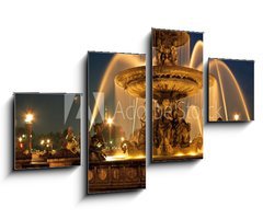 Obraz   Fountain, Place de la Concorde, Paris  Arena Photo UK, 100 x 60 cm